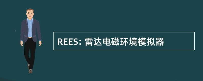 REES: 雷达电磁环境模拟器