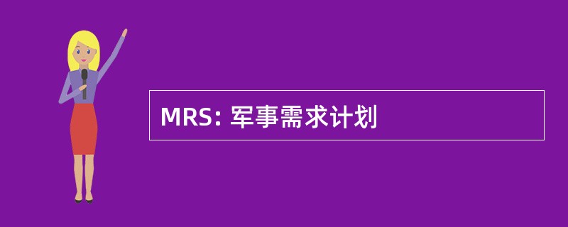 MRS: 军事需求计划