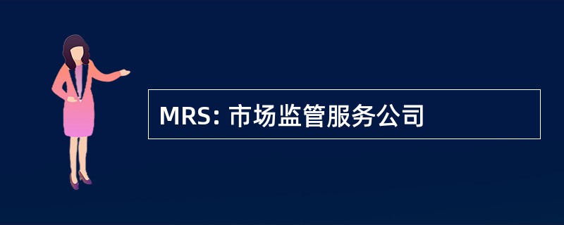 MRS: 市场监管服务公司