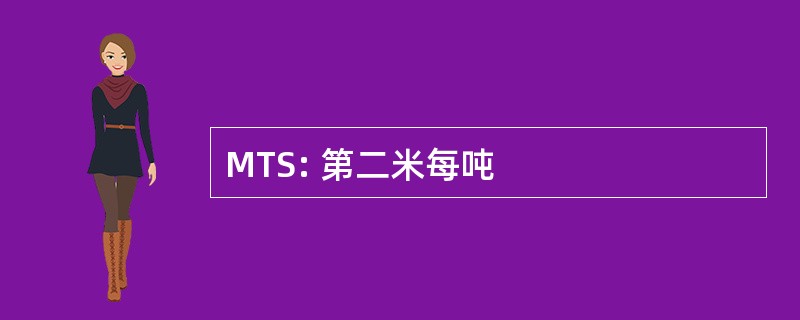 MTS: 第二米每吨