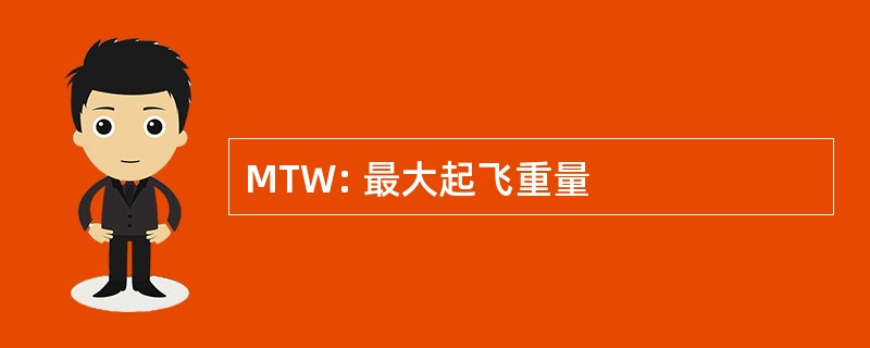 MTW: 最大起飞重量