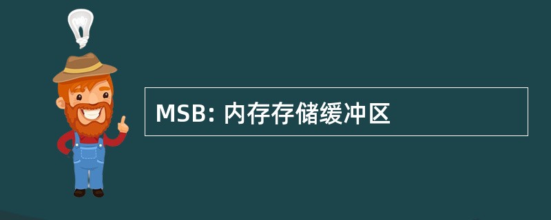 MSB: 内存存储缓冲区