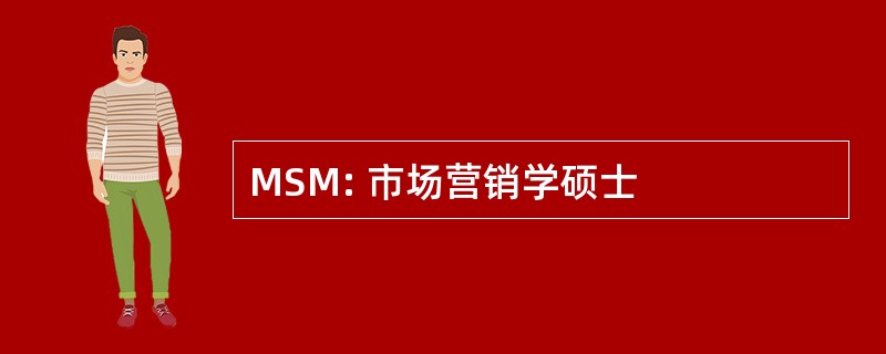 MSM: 市场营销学硕士