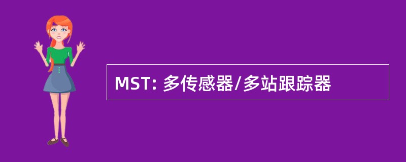 MST: 多传感器/多站跟踪器