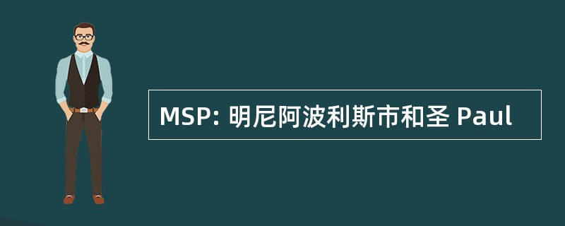 MSP: 明尼阿波利斯市和圣 Paul