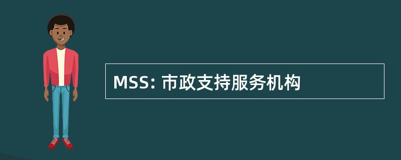 MSS: 市政支持服务机构