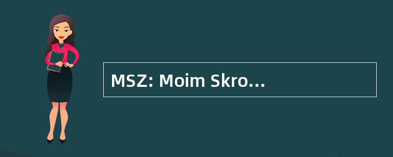 MSZ: Moim Skromnym Zdaniem