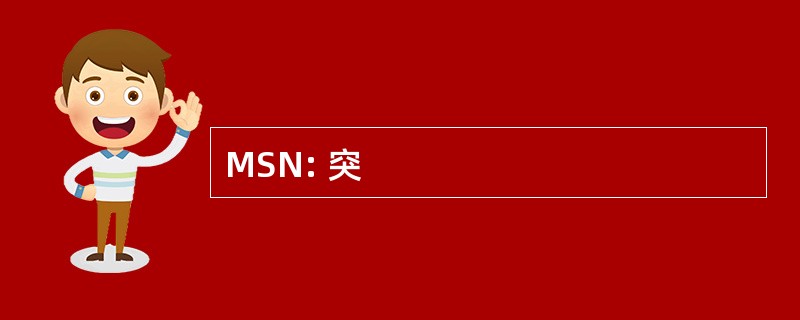 MSN: 突