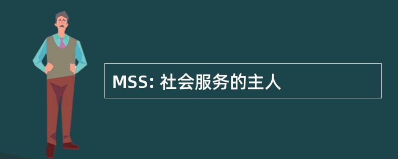 MSS: 社会服务的主人