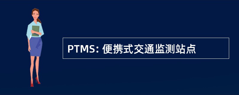 PTMS: 便携式交通监测站点