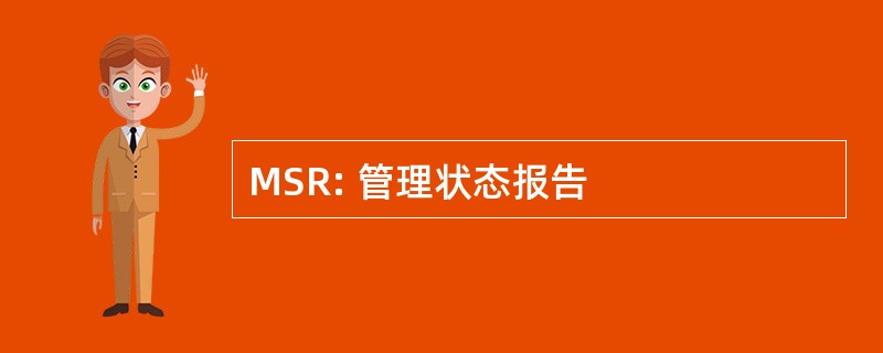 MSR: 管理状态报告