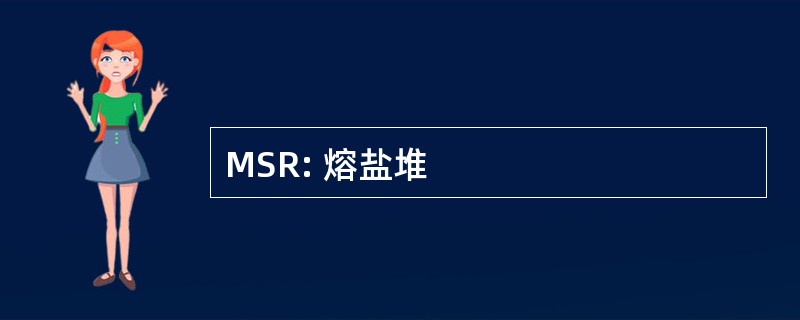 MSR: 熔盐堆