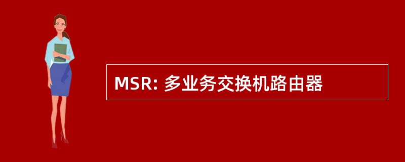 MSR: 多业务交换机路由器