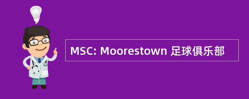 MSC: Moorestown 足球俱乐部