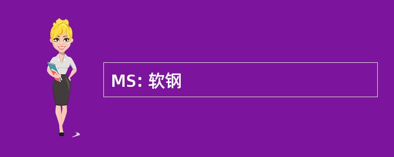 MS: 软钢