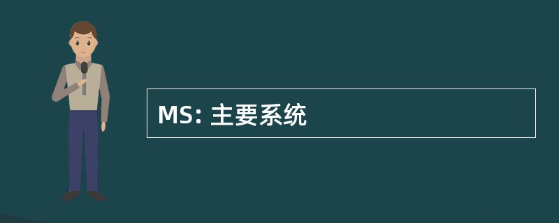 MS: 主要系统