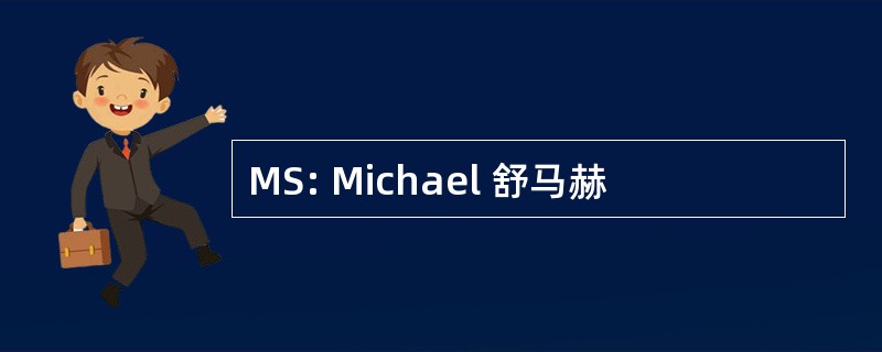 MS: Michael 舒马赫