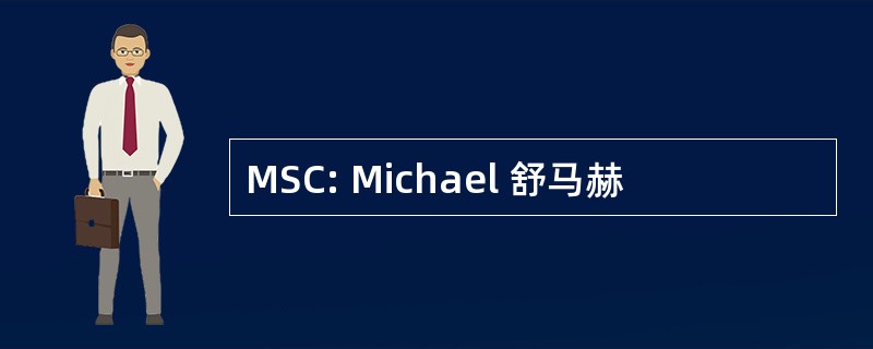 MSC: Michael 舒马赫