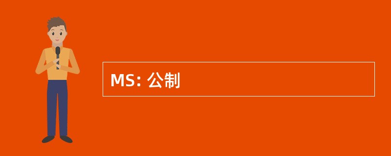 MS: 公制