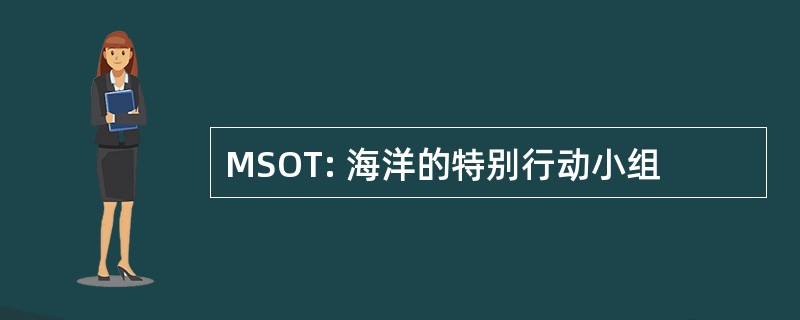 MSOT: 海洋的特别行动小组