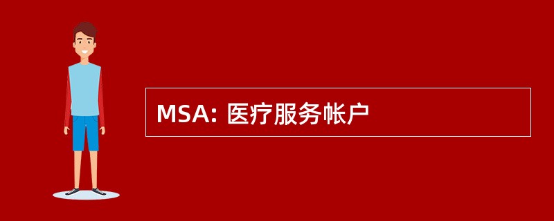 MSA: 医疗服务帐户