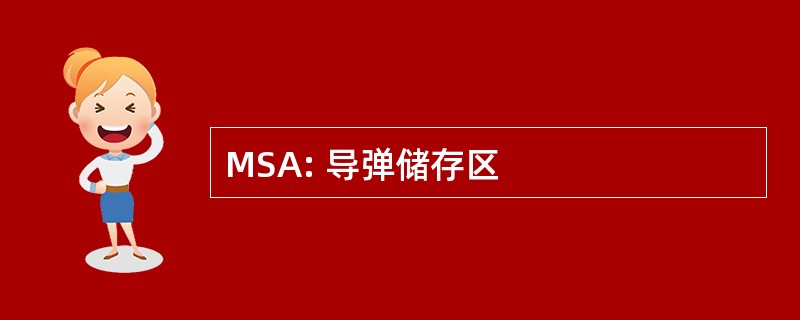 MSA: 导弹储存区