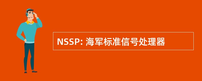 NSSP: 海军标准信号处理器