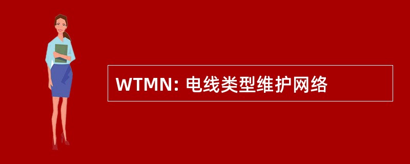 WTMN: 电线类型维护网络