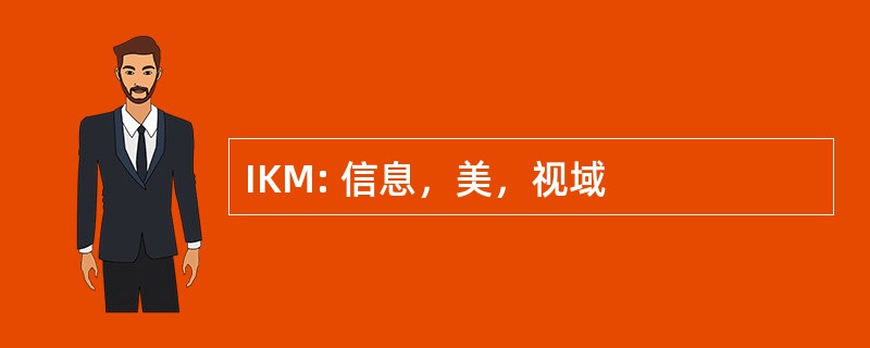 IKM: 信息，美，视域