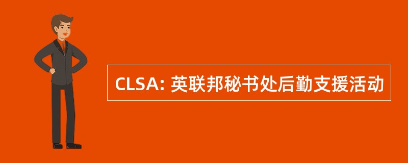 CLSA: 英联邦秘书处后勤支援活动