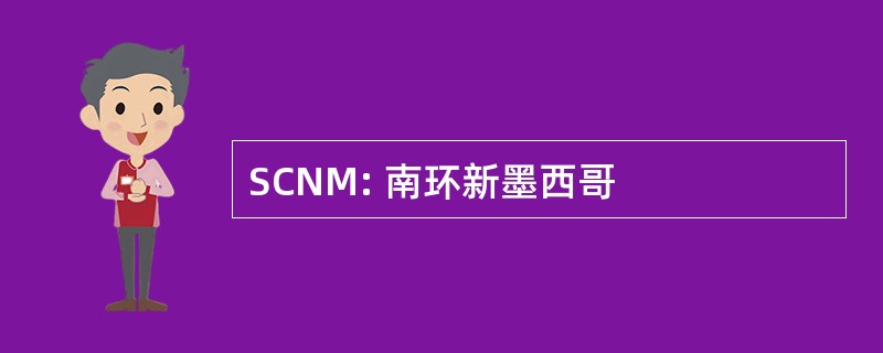 SCNM: 南环新墨西哥