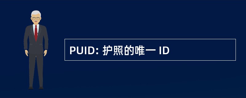 PUID: 护照的唯一 ID