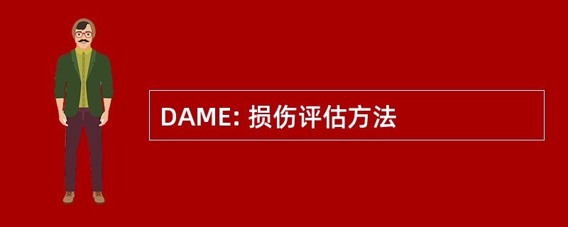 DAME: 损伤评估方法