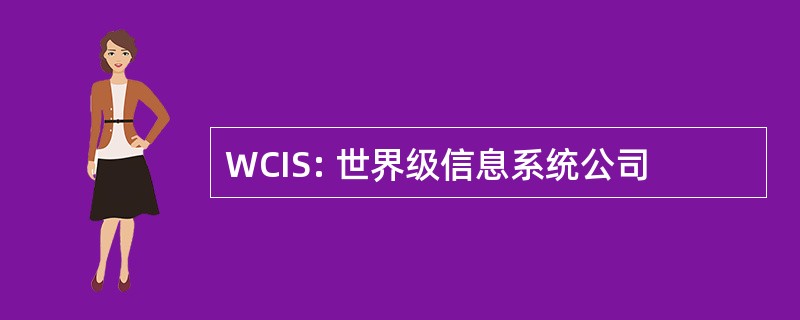 WCIS: 世界级信息系统公司