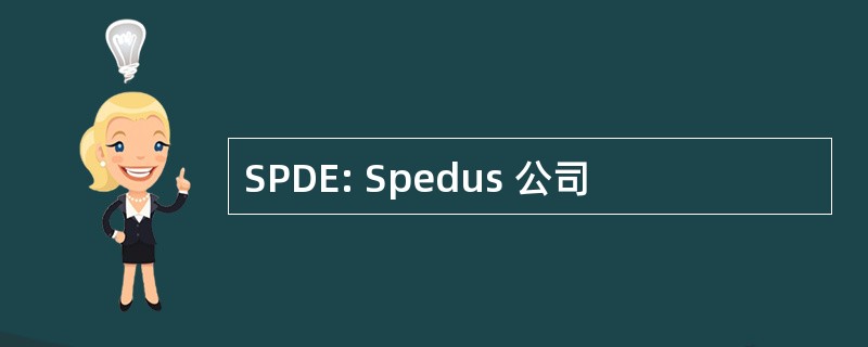 SPDE: Spedus 公司