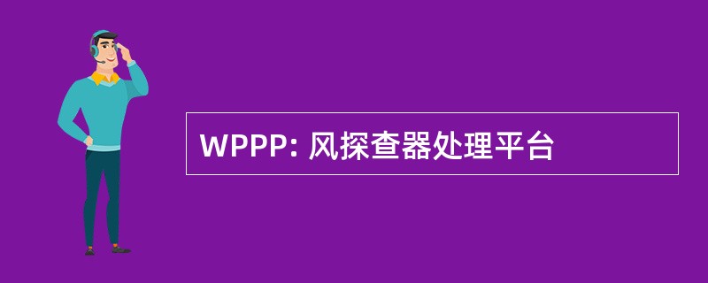 WPPP: 风探查器处理平台