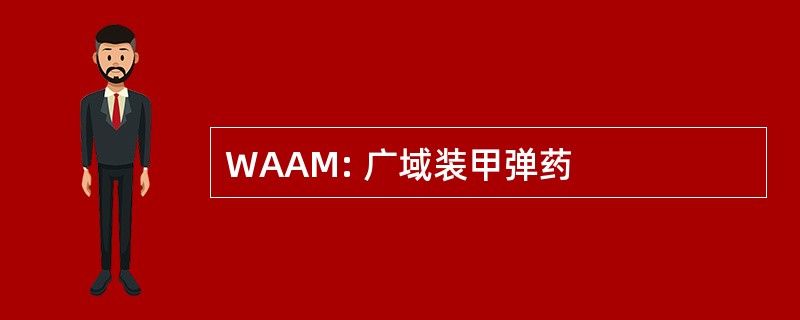 WAAM: 广域装甲弹药