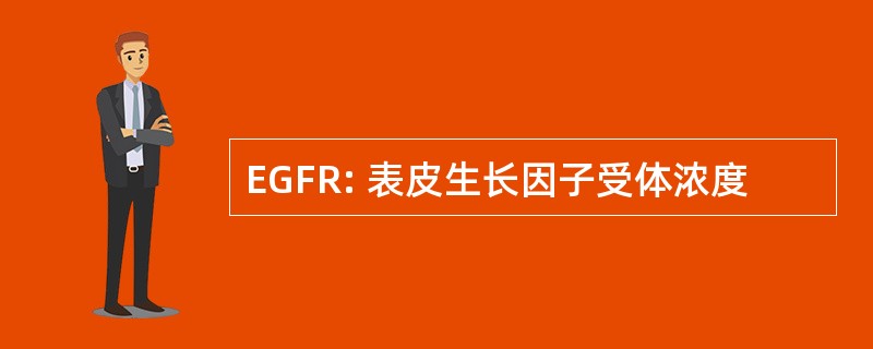 EGFR: 表皮生长因子受体浓度