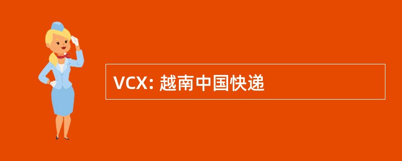 VCX: 越南中国快递