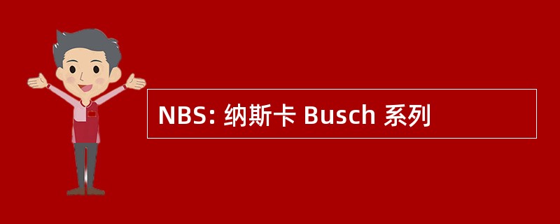 NBS: 纳斯卡 Busch 系列