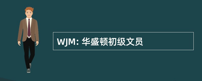 WJM: 华盛顿初级文员