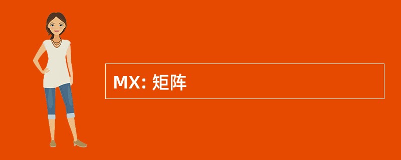 MX: 矩阵