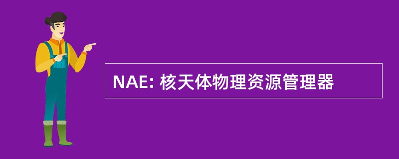 NAE: 核天体物理资源管理器