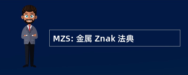 MZS: 金属 Znak 法典