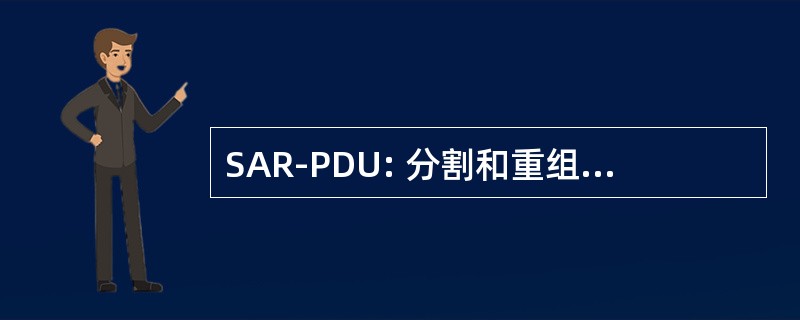 SAR-PDU: 分割和重组协议数据单元