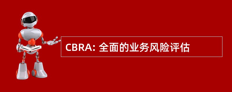 CBRA: 全面的业务风险评估