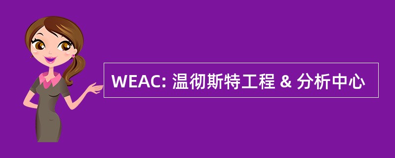 WEAC: 温彻斯特工程 & 分析中心