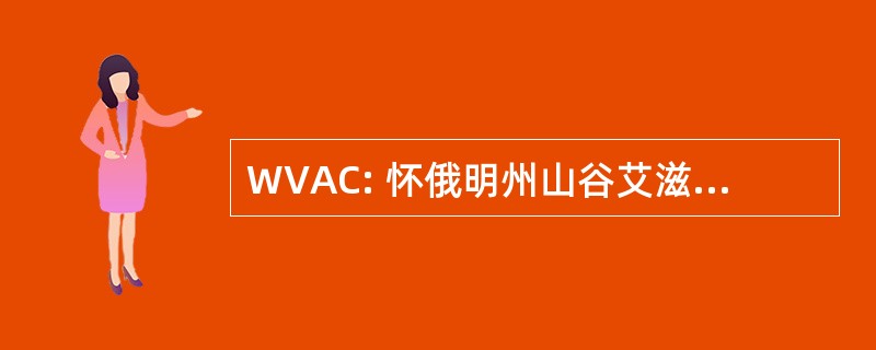 WVAC: 怀俄明州山谷艾滋病理事会