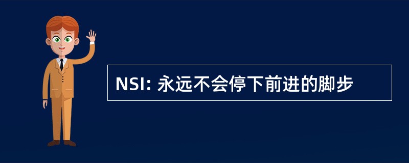 NSI: 永远不会停下前进的脚步