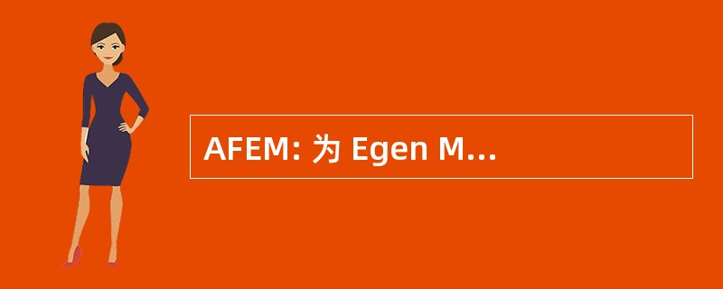 AFEM: 为 Egen Mestring Ansvar